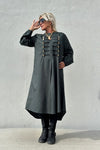 PRE ORDER  Luna zip dress | Cool flaskegrøn kjole med guldsmed