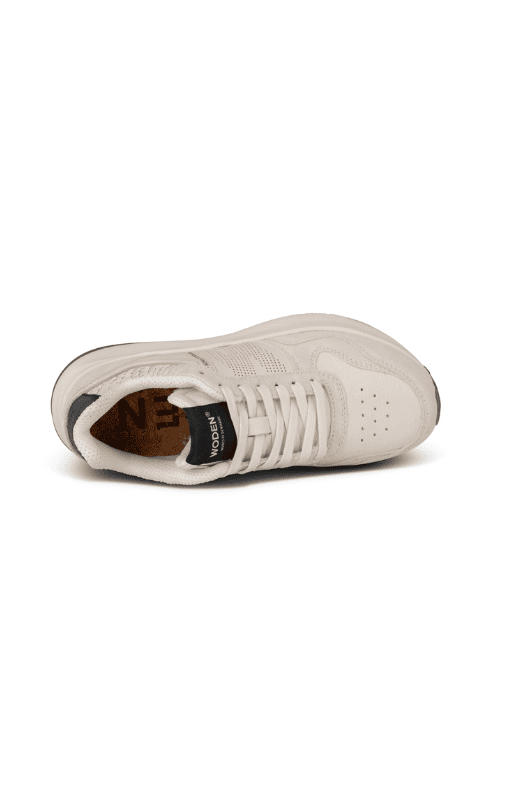 Woden Mathilde Runner | Super sneaker i hvidt skind | Dresslab