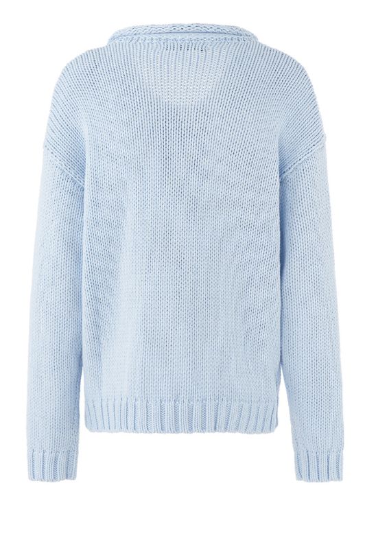 Luxzuz Beatriz knit I Gennemknappet strikcardigan i lyseblå
