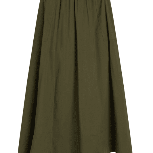 La Rouge Vilma skirt nederdel | Poplin nederdel army