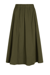 La Rouge Vilma skirt nederdel | Poplin nederdel army