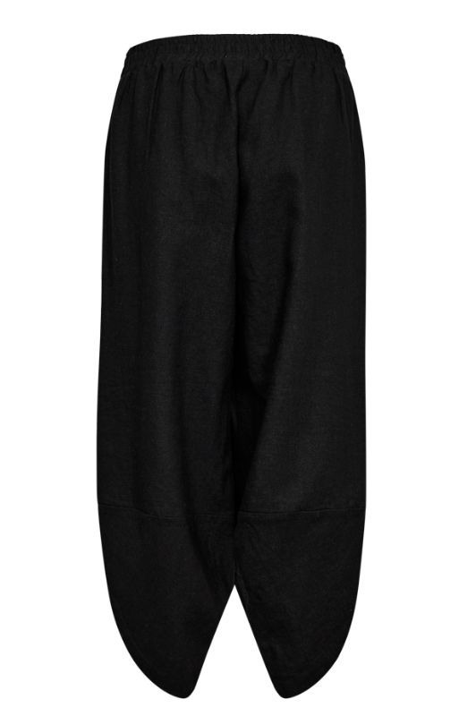 Freequent Lava berber pant | Cool hørbuks i sort I Dresslab