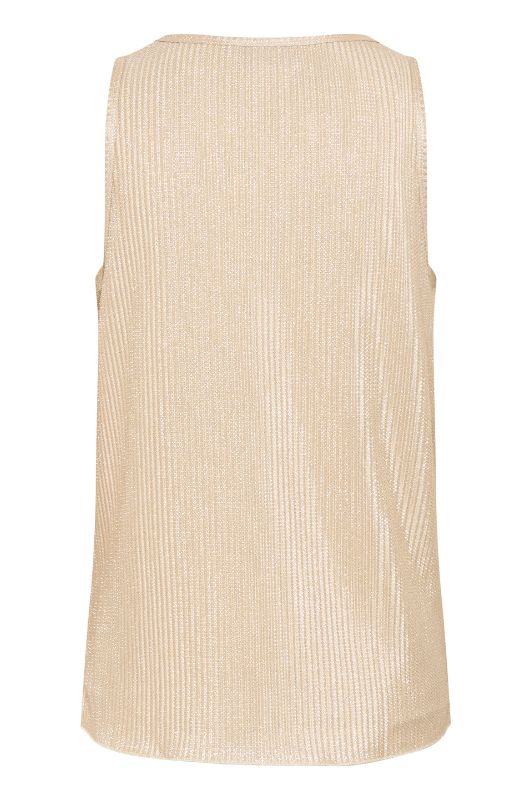 Saint Tropez Evy guld-look tank top