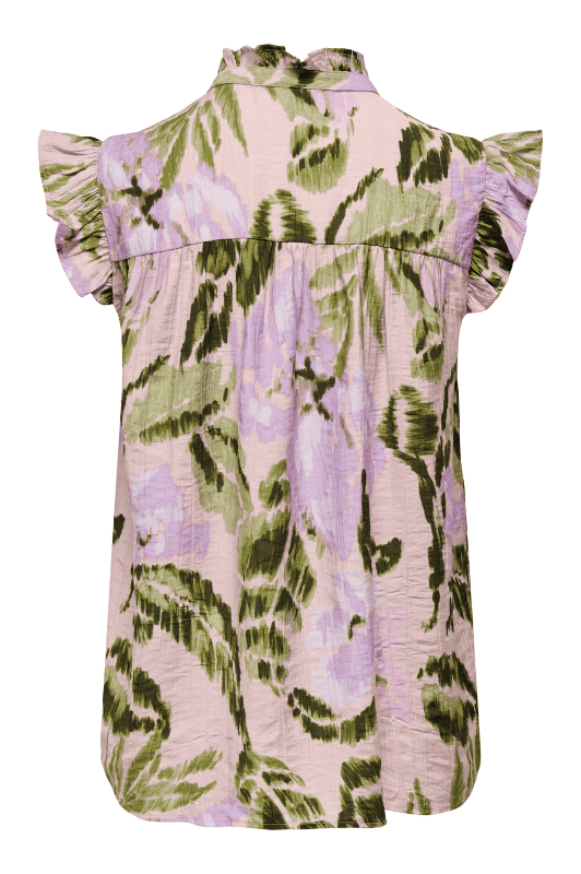 JDY Billy top I Feminin sommerbluse i blomsterprint