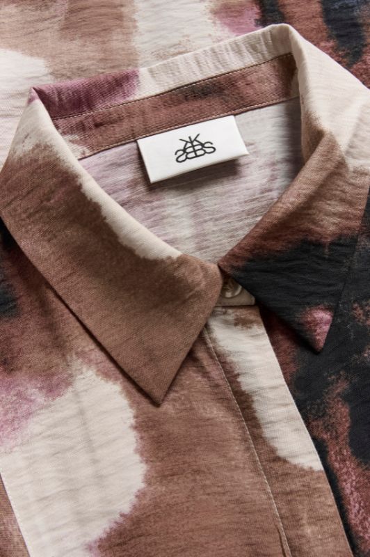 Karen By Simonsen Frigg Dress | Rosa printet kjole I Dresslab