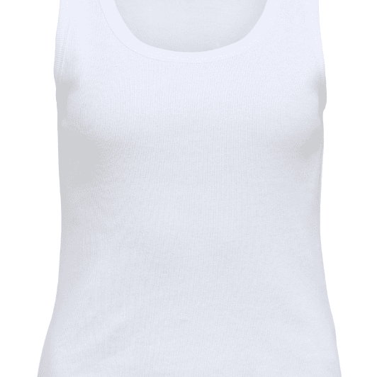 Object Molli tank top i hvid I Dresslab