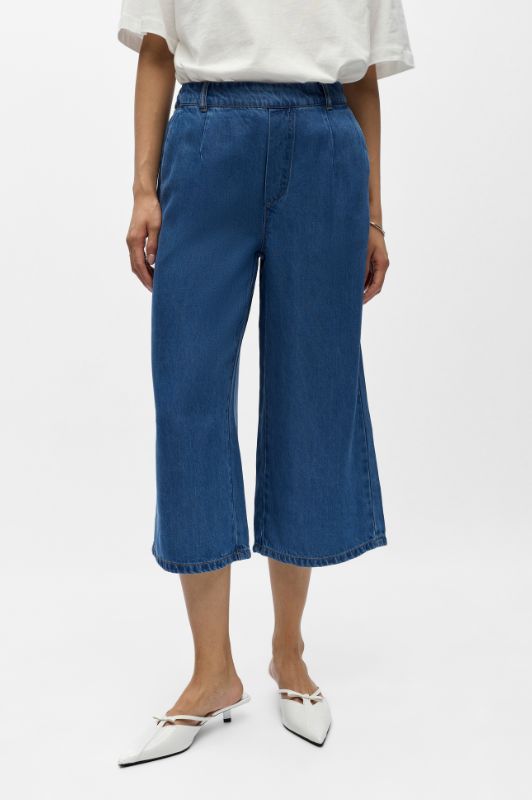 Object Frame culottte denim pant | Cool denim I Dresslab