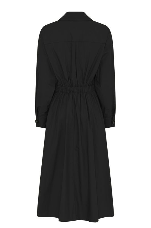 La Rouge Pia poplin kjole i sort I Dresslab