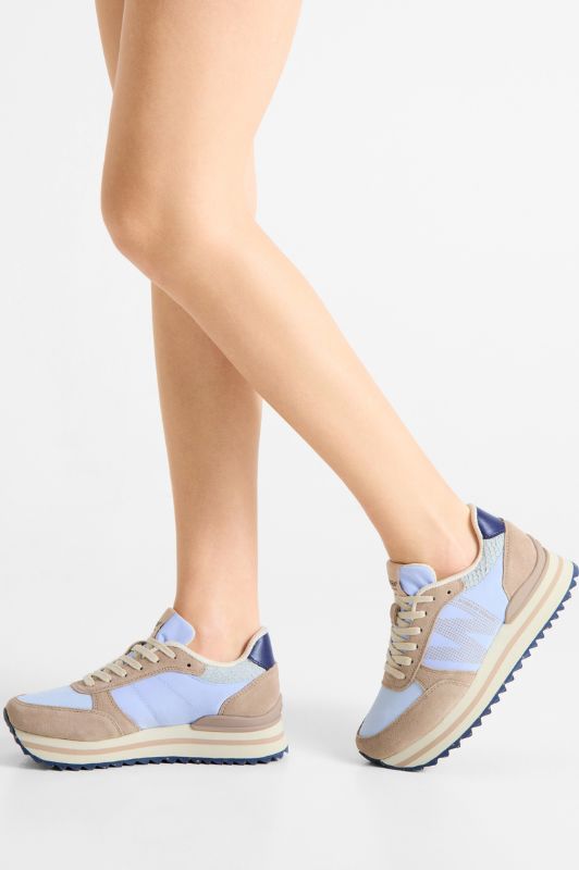 Woden Ronja plateau sneakers | Moonstone
