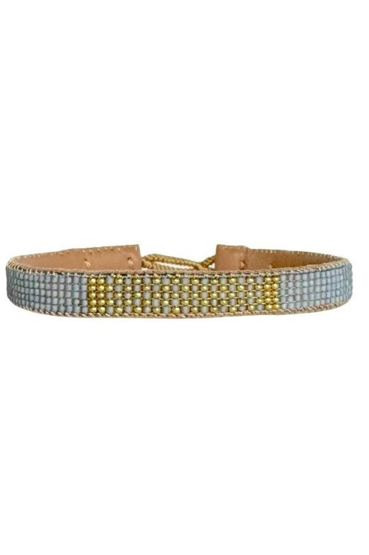 Ibu jewels armbånd I Pin point smukker perler i lyseblå