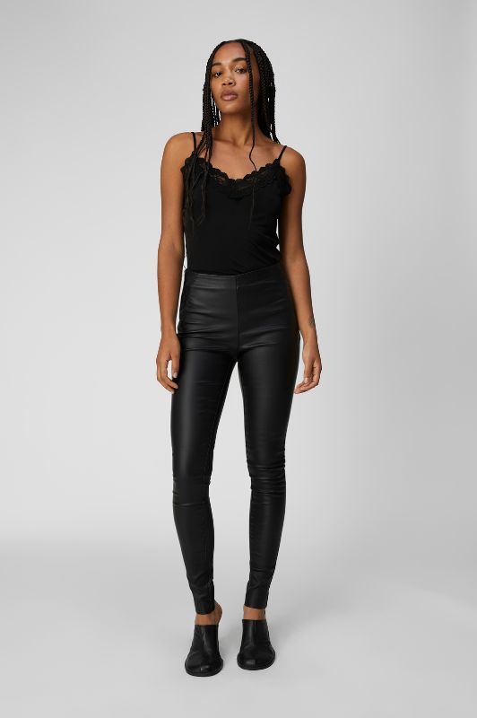 Object Belle coated legging sort