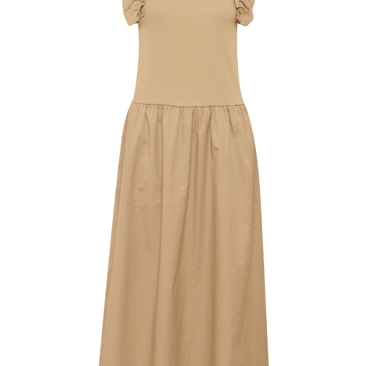 Karen By Simonsen Oda dress I Cool sporty kjole i sand