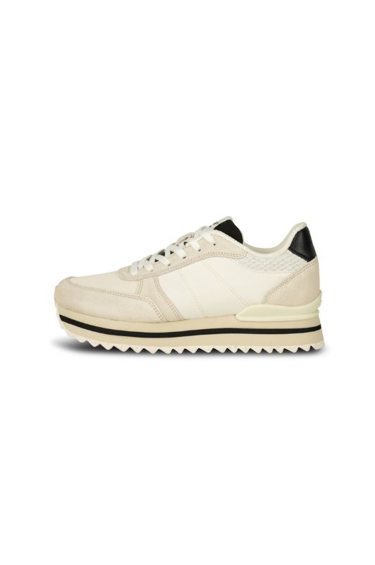 Woden Ronja plateau sneakers | Whisper white