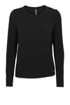 Prepair Bibiane T-shirt  i Blød langærmet basic i sort