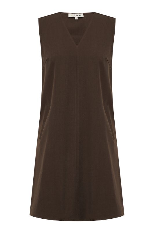 A-View Juliette dress I Spencerkjole i mørkebrun
