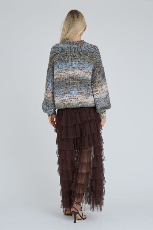 A-View Mirinda skirt I Tylnederdel i mørkebrun I Dresslab
