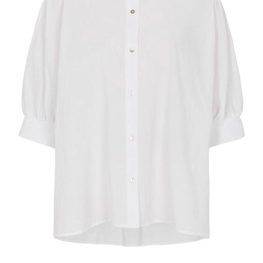 Tooday Anabel shirt I Oversize skjorte i hvid