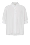Tooday Anabel shirt I Oversize skjorte i hvid