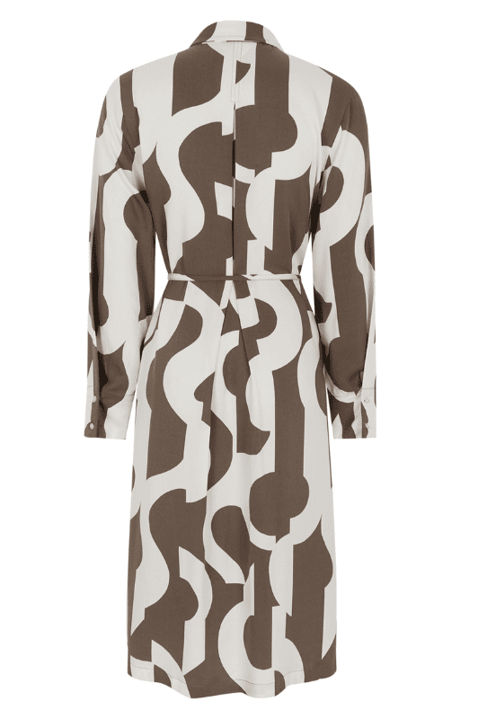Soft Rebels Fiona dress | Flot skjortekjole i sand print