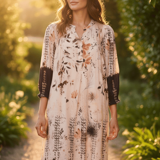 Ofelia Chili sommerkjole i flot print I Dresslab