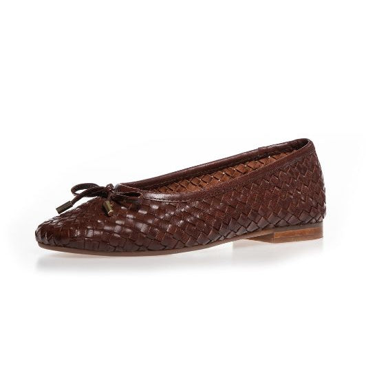 Copenhagen Shoes Lucie | Fletballerina i mørkebrunt skind