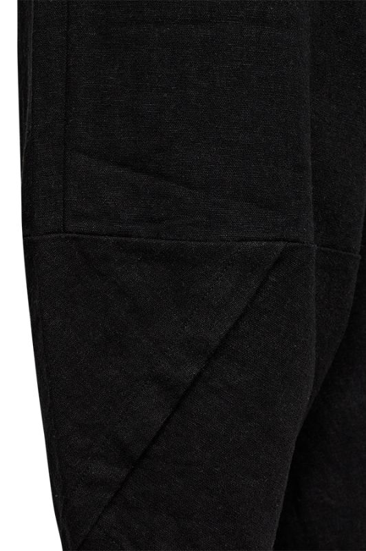 Freequent Lava berber pant | Cool hørbuks i sort I Dresslab