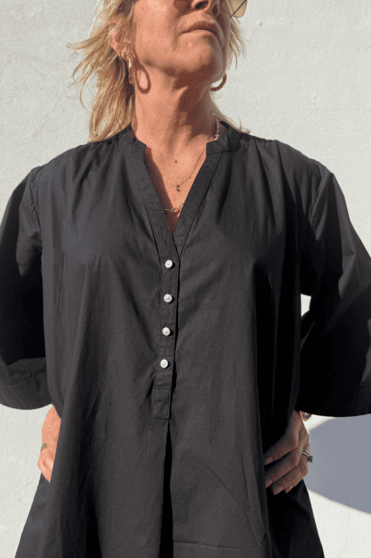 Gaspar Mumbai short dress | Cool sort poplin kjole I Dresslab
