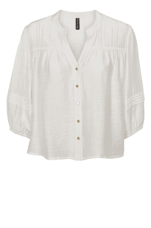 Prepair Helen bluse i creme I Dresslab