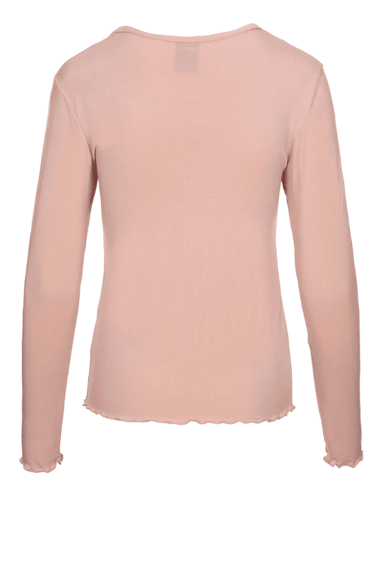 Luxzuz Sigba T-shirt | Blød bambus bluse I Rosa