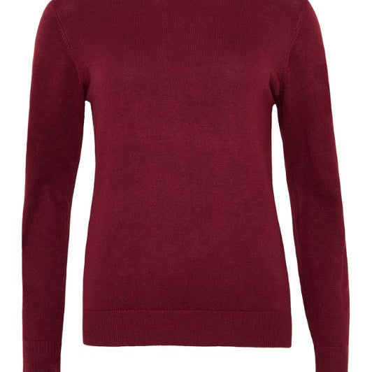 Ofelia Fri rullekrave strik pullover I Bordeaux