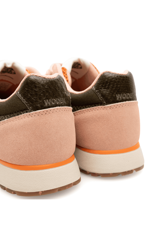 Woden Ronja Icon | Sneakers i mesh dark olive I Dresslab