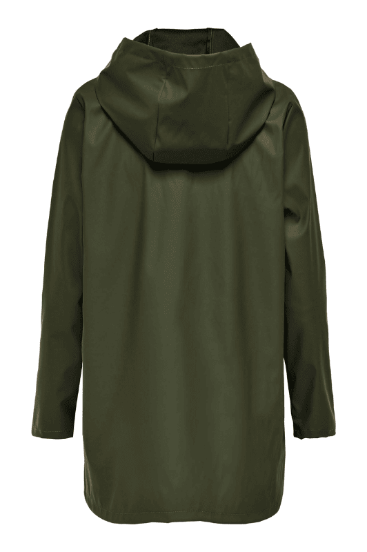 JDY Regnjakke Elisa khaki