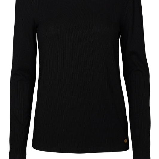Prepair Ivy t-shirt  i Sort langærmet basic med nitter