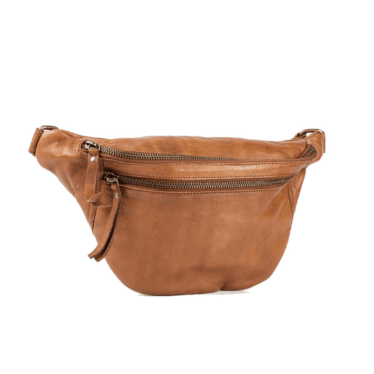 Re:Designed Faust Urban bæltetaske i cognacfarvet skind