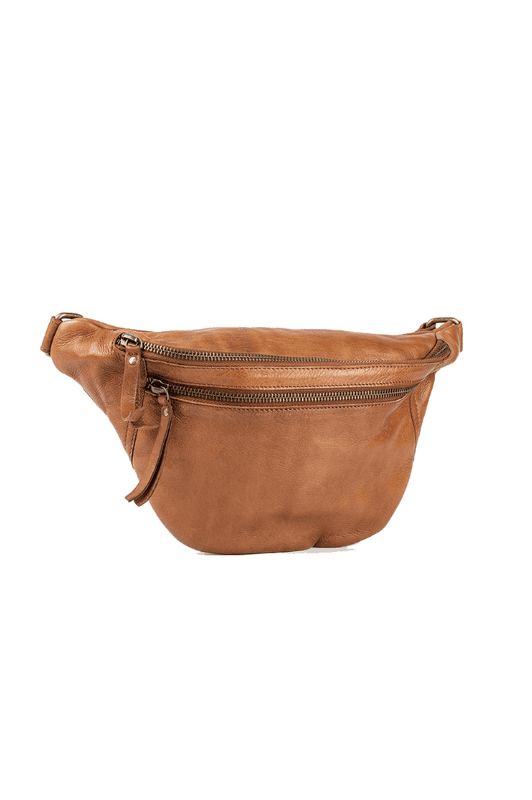 Re:Designed Faust Urban bæltetaske i cognacfarvet skind
