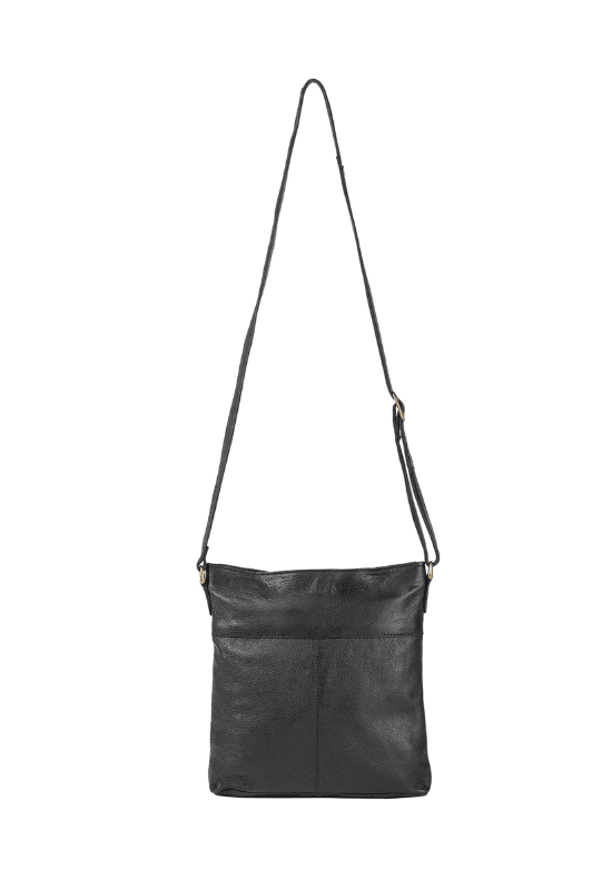 Re:Designed Kay skuldertaske | Crossover i sort skind