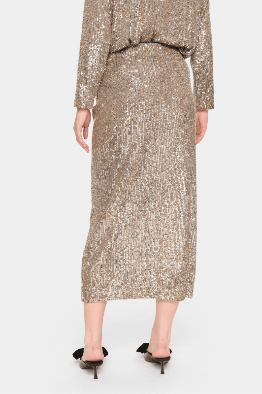 Saint Tropez Reyana skirt | Flot nederdel med pailletter