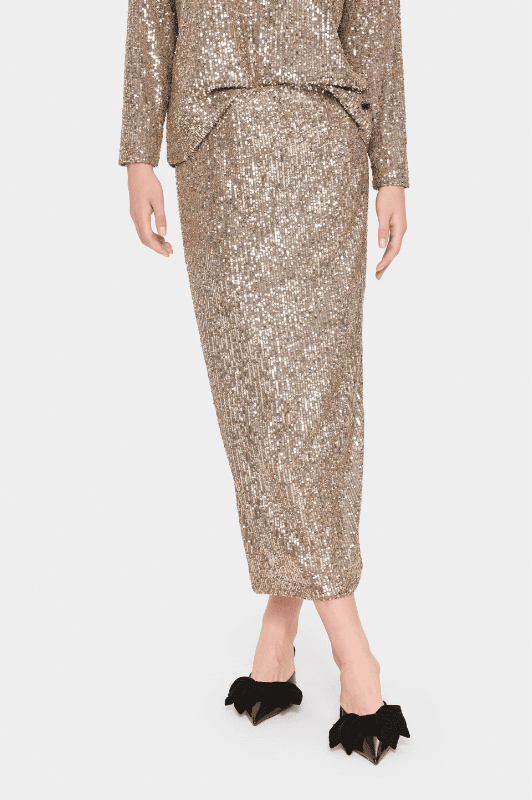 Saint Tropez Reyana skirt | Flot nederdel med pailletter