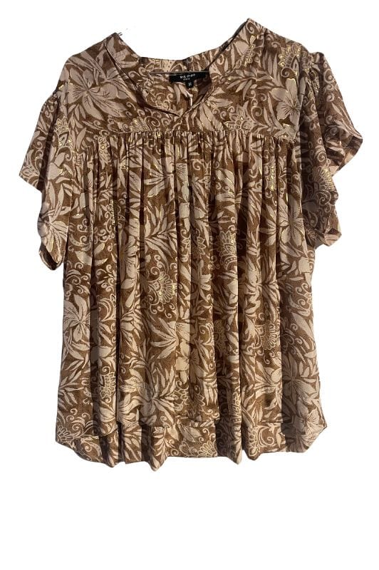 Marc Lauge Bali Emma bluse i smukt print I Dresslab