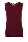 Ofelia Issa Top | Ribbet blondetop bordeaux