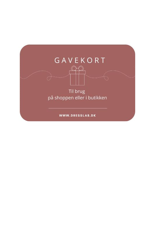 Gavekort | Til butik eller webshop