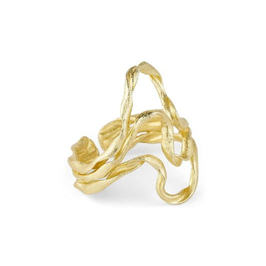 Pure by Nat I Willow ring i 24K guldbelagt