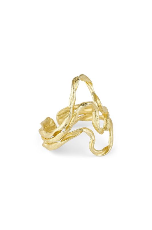 Pure by Nat I Willow ring i 24K guldbelagt