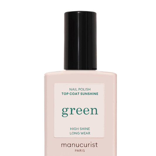 Manucurist I Vegansk neglelak I Top coat 5.5 UV Sunshine Green