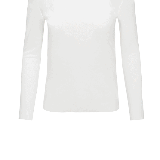 Luxzuz Sigborg T-shirt | Cool meshbluse i strækbart materiale | hvid