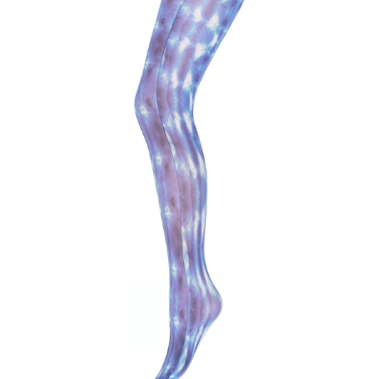 Sneaky Fox Inky pantyhose | Strømpebukser | Lilla tie-dye mønster