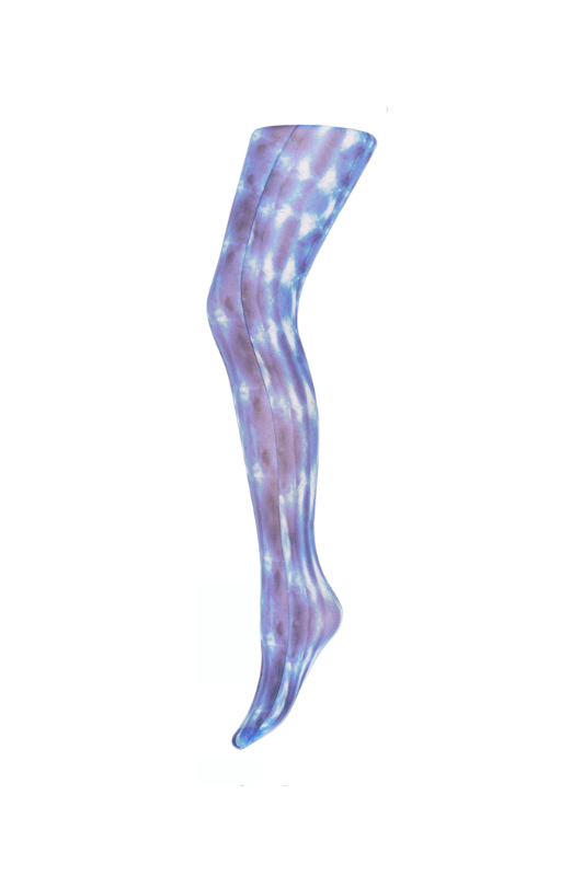 Sneaky Fox Inky pantyhose | Strømpebukser | Lilla tie-dye mønster