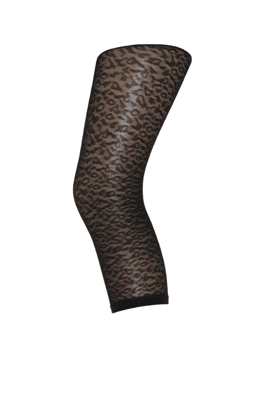 Decoy I Leggins leopard sort leolook 50 denier  I Perfekt under kjolen