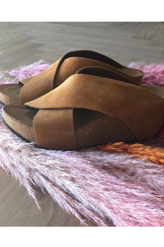 Copenhagen Shoes | Frances sandal i cognac