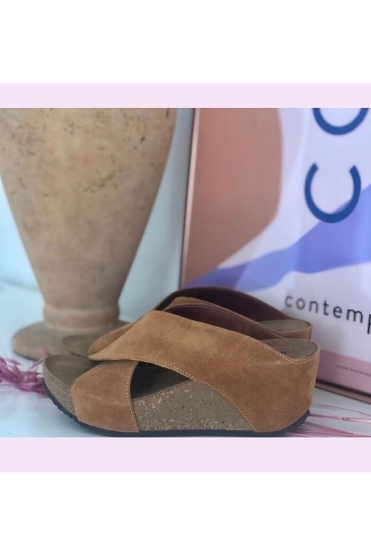 Copenhagen Shoes | Frances sandal i cognac